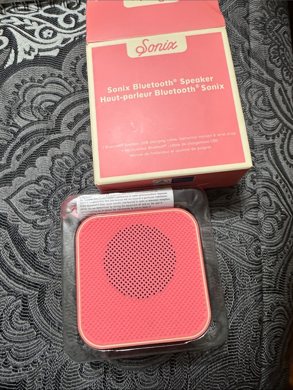 Sonix Portable Bluetooth Speaker - Coral Pink